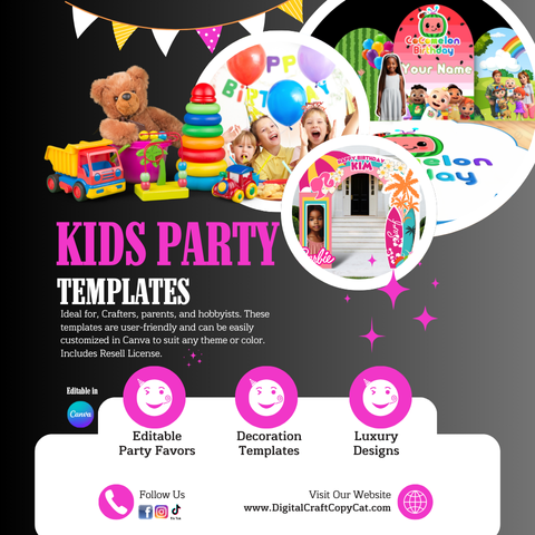 Premium Kids' Party Templates