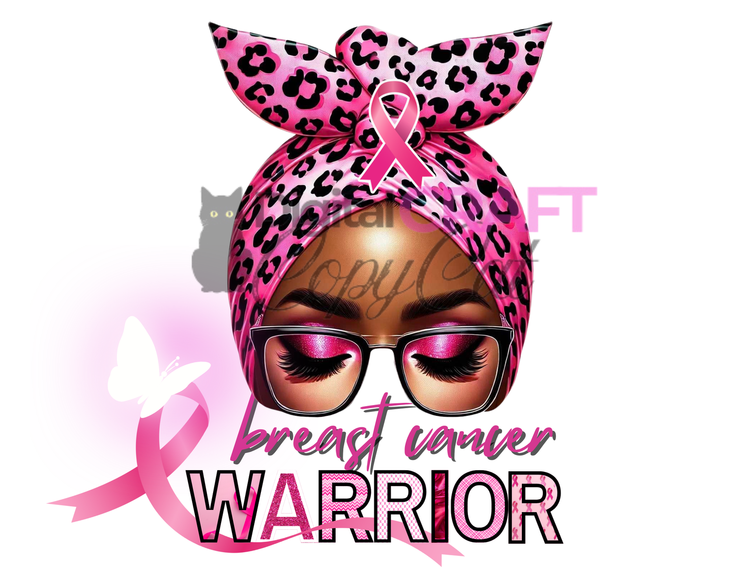 Breast Cancer Warrior Design Template