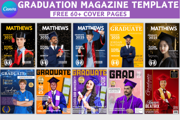 Graduation Magazine Template