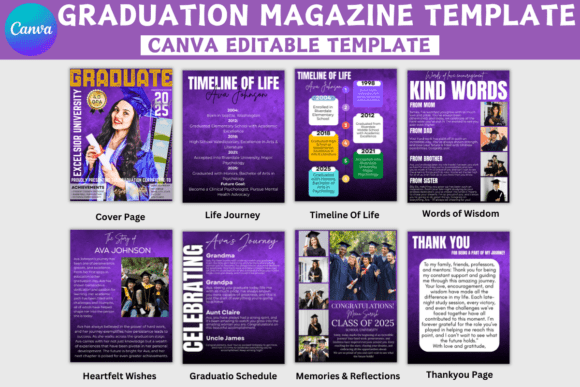 Graduation Magazine Template