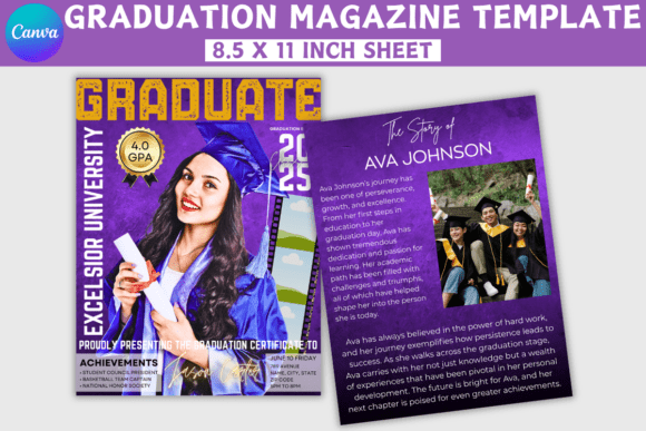 Graduation Magazine Template