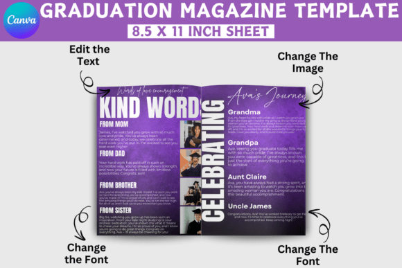 Graduation Magazine Template