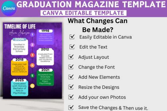 Graduation Magazine Template