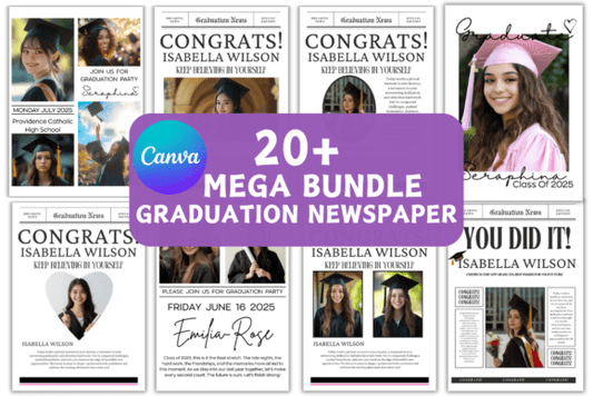 Graduation Newspaper Templates
