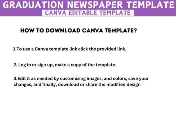 Graduation Newspaper Templates