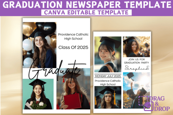 Graduation Newspaper Templates