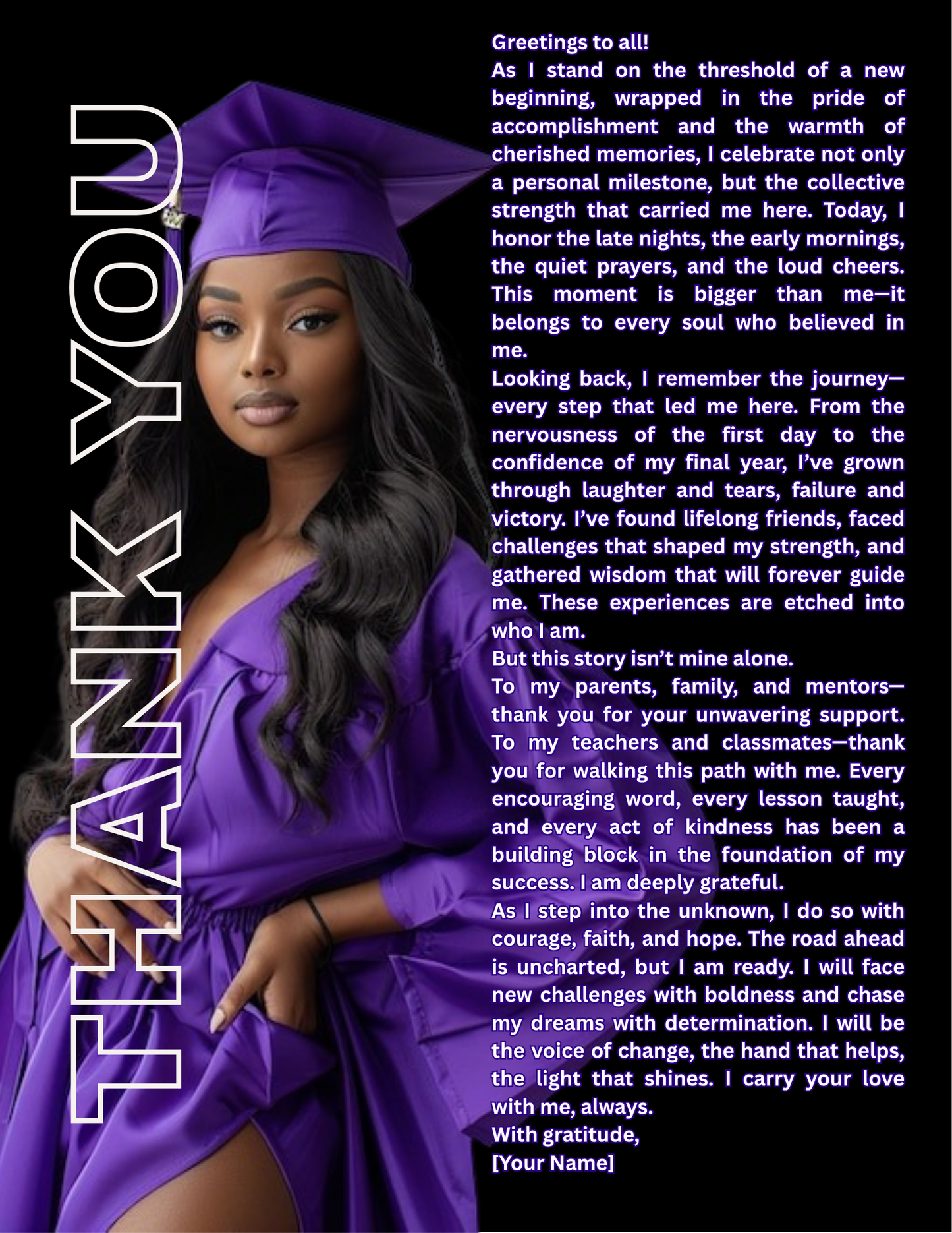 2026 Graduation Magazine Template Bundle | 8-Page Editable Canva Graduation Magazine for Graduates