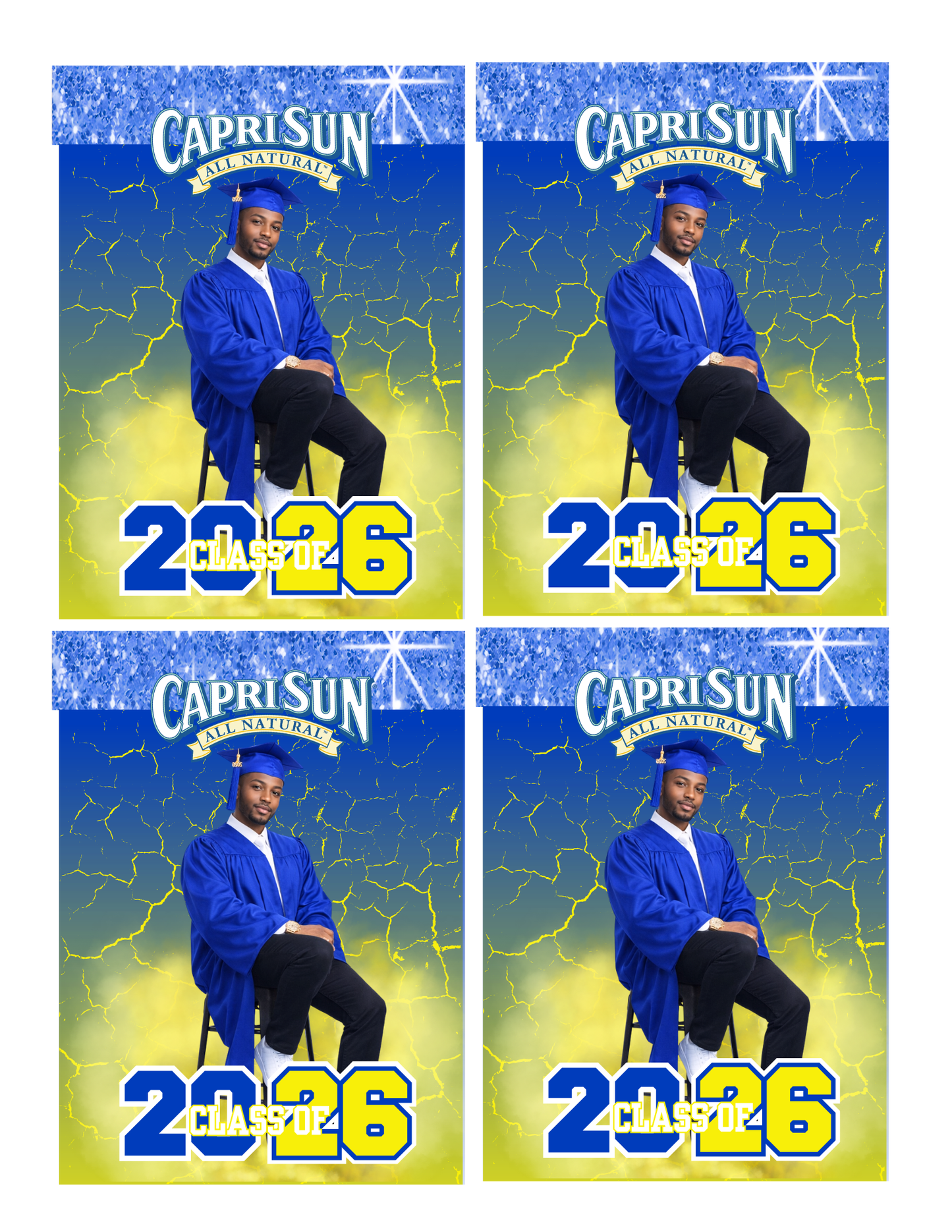 Blue Graduation Party Bundle Template
