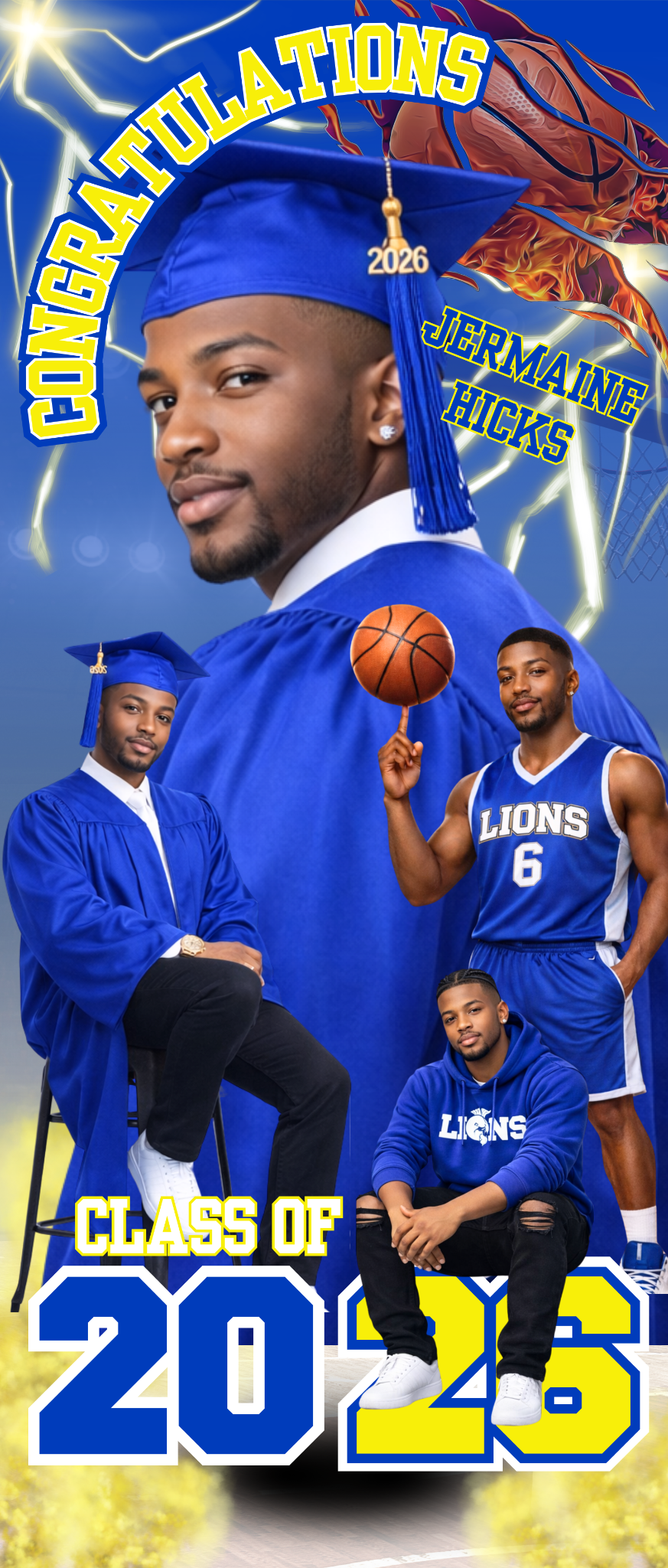 2026 Graduate Retractable Banner Template Bundle