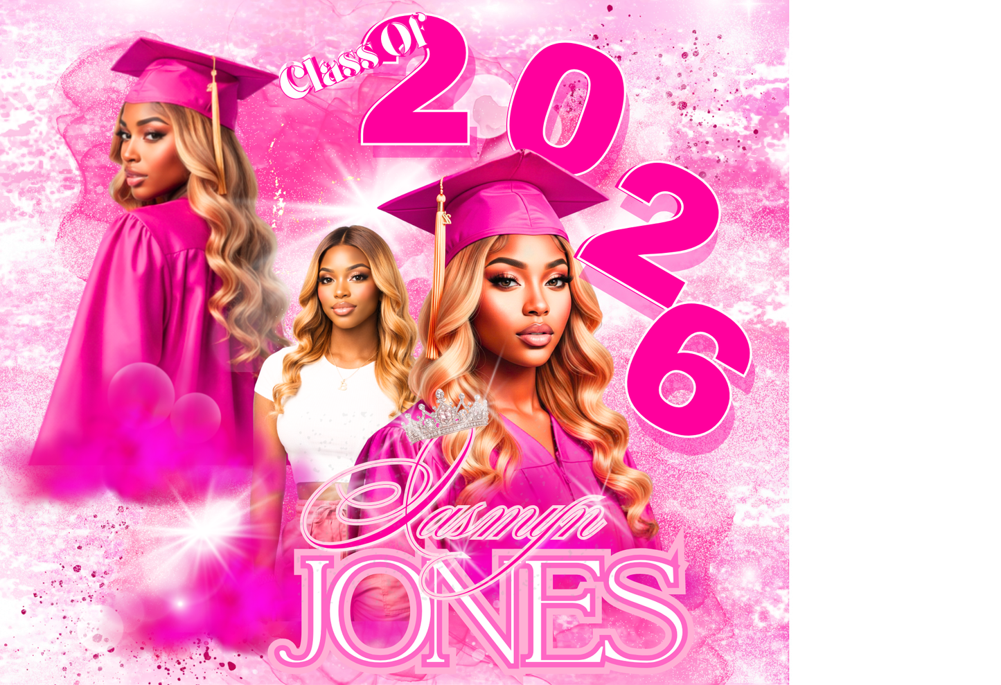 2026 Graduate Pillow Canva Template Bundle