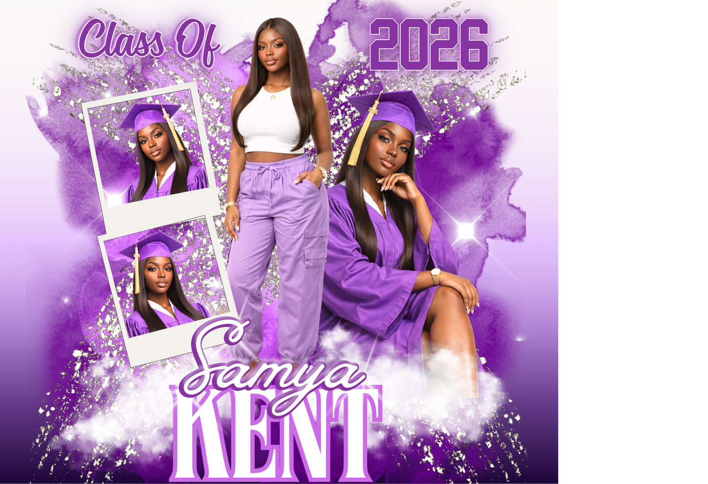 2026 Graduate Pillow Canva Template Bundle