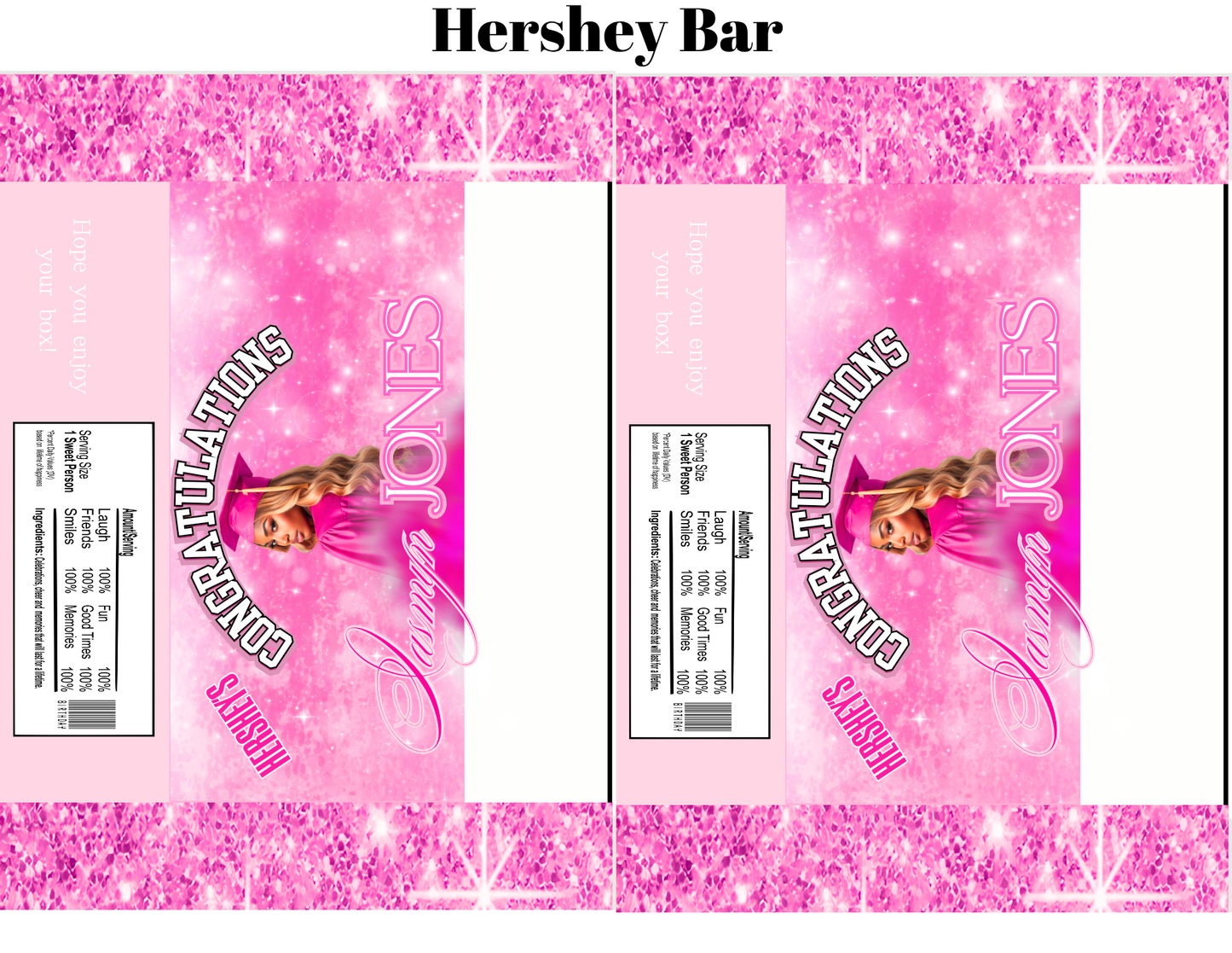 🎓 Pink Graduation Party Favor Bundle Template | Editable Canva Graduation Party Decorations | Class of 2026 DIY Favor Bundle