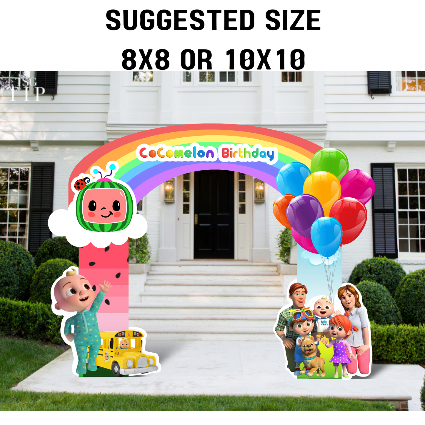 Premium Cocomelon Party Favor Canva Design and Templates (7editable designs & templates)